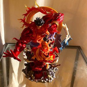 Monkey D. Luffy gear four vs Kaido one piece high quality collectable figurine